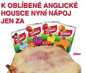 AKCE Anglická houska+nápoj